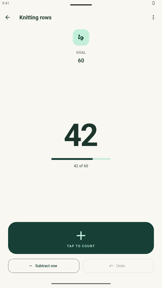 TallyNest: Count toward a goal